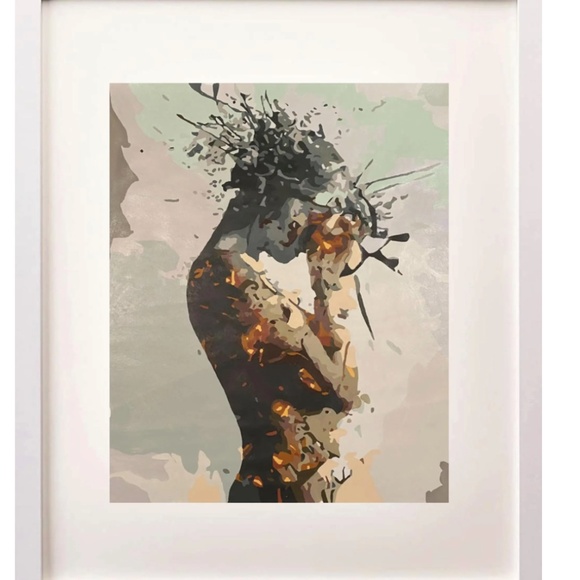 Unframed 16x20 The Phoenix Rising Acrylic Painting 2021 - Picture 4 of 4